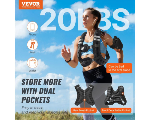 Обтяжувальний жилет VEVOR 9,22 кг