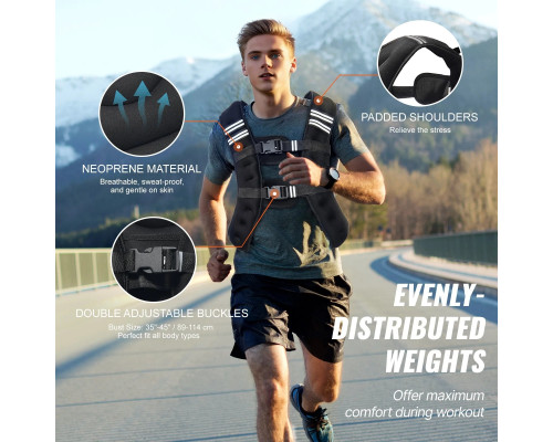 Обтяжувальний жилет VEVOR 9,22 кг