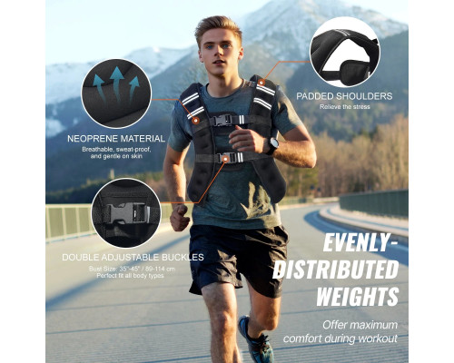 Обтяжувальний жилет VEVOR 7,32 кг