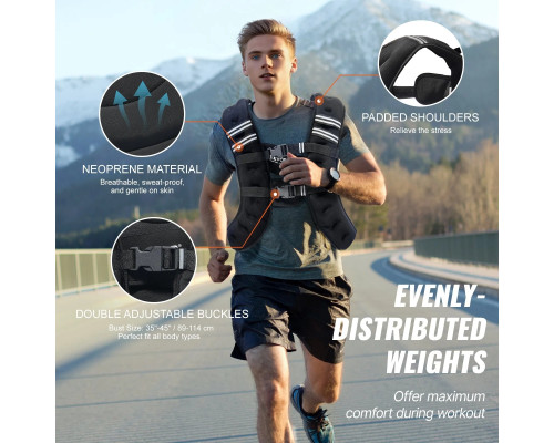 Обтяжувальний жилет VEVOR 13,8 кг