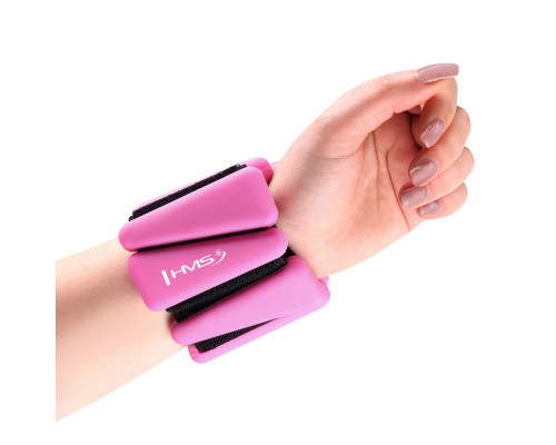 Обважнювачі для рук та ніг HMS SNK01 2 х 0,5 кг, рожеві