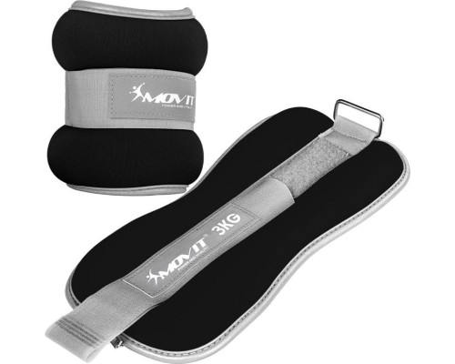 Обтяжувачі, Movit Neoprene, світловідбиваючі манжети - 2 х 3 кг Обтяжувачі, Movit Neoprene, світловідбиваючі манжети - 2 х 3 кг