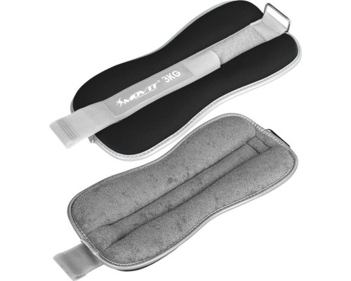 Обтяжувачі, Movit Neoprene, світловідбиваючі манжети - 2 х 3 кг Обтяжувачі, Movit Neoprene, світловідбиваючі манжети - 2 х 3 кг