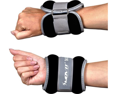 Обтяжувачі, Movit Neoprene, світловідбиваючі манжети - 2 х 3 кг Обтяжувачі, Movit Neoprene, світловідбиваючі манжети - 2 х 3 кг