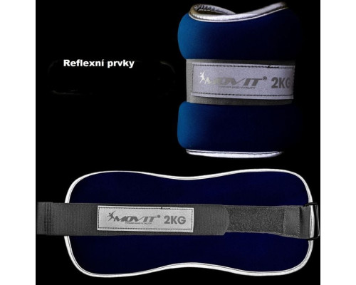 Обтяжувачі, Movit Neoprene, світловідбиваючі манжети - 2 х 3 кг Обтяжувачі, Movit Neoprene, світловідбиваючі манжети - 2 х 3 кг