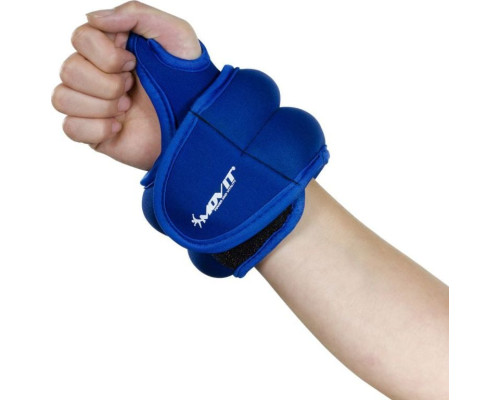 Обважнювачі неопренові Movit 2 х 1,5 кг, сині Обважнювачі неопренові Movit 2 х 1,5 кг, сині