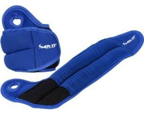 Обважнювачі неопренові Movit 2 х 1,5 кг, сині Обважнювачі неопренові Movit 2 х 1,5 кг, сині