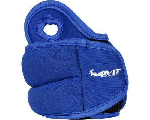 Обважнювачі неопренові Movit 2 х 1,5 кг, сині Обважнювачі неопренові Movit 2 х 1,5 кг, сині