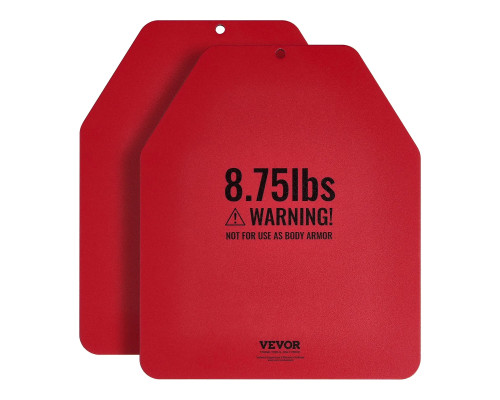 Плити для вагового жилета VEVOR 7,94 кг, червоні