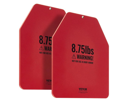 Плити для вагового жилета VEVOR 7,94 кг, червоні