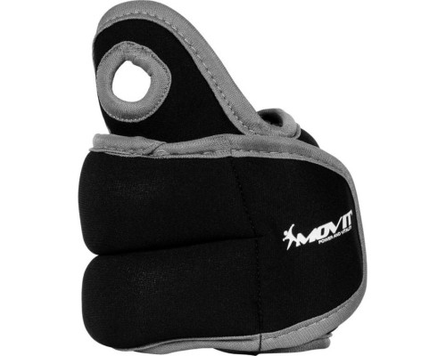 Ручні гирі Movit 2 x 1 кг з чорного неопрену Ручні гирі Movit 2 x 1 кг з чорного неопрену