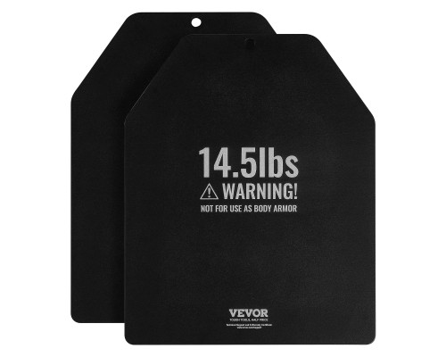 Плити для вагового жилета VEVOR 13,16 кг, чорні