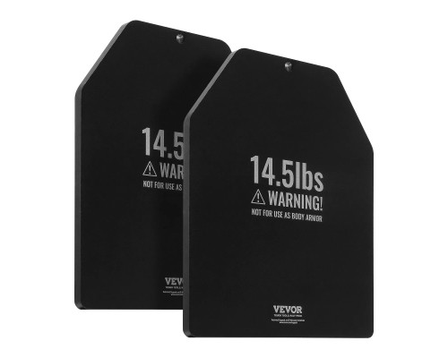 Плити для вагового жилета VEVOR 13,16 кг, чорні