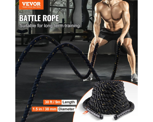Канат тренувальний VEVOR 38 мм - 9,1 м