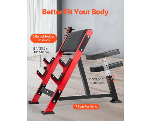 Багатофункціональна тренажерна лава VEVOR