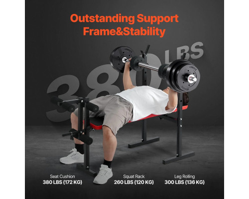 Багатофункціональна тренажерна лава VEVOR SJ7821