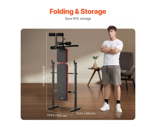 Багатофункціональна тренажерна лава VEVOR SJ7821