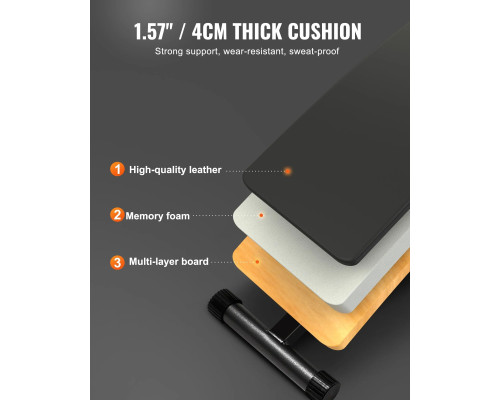 Багатофункціональна тренажерна лава VEVOR TL906