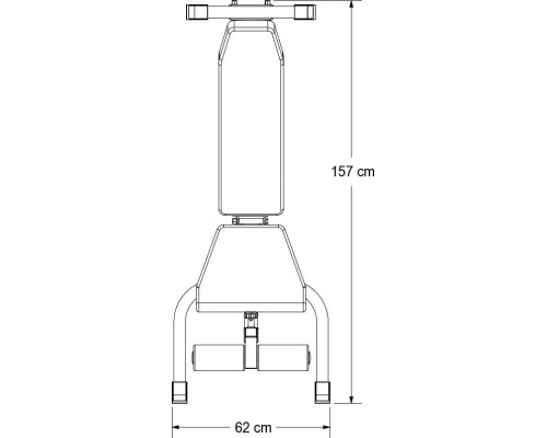 Регульована тренажерна лава Body Craft F602 (7378) Регульована тренажерна лава Body Craft F602 (7378)