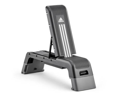 Степ-платформа з функцією лави Adidas HIIT Deck, чорно-біла