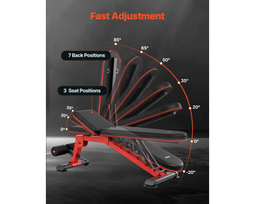 Багатофункціональна тренажерна лава VEVOR SJ602