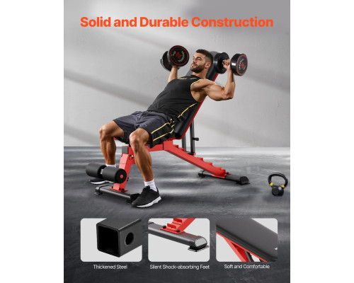 Багатофункціональна тренажерна лава VEVOR SJ602