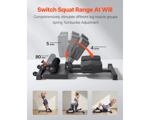 Тренажер для присідань VEVOR