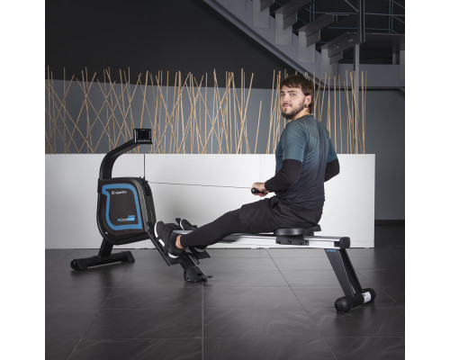 Веслувальний тренажер магнітний inSPORTline inCondi RW600 чорний