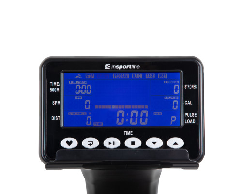 Веслувальний тренажер магнітний inSPORTline inCondi RW600 чорний