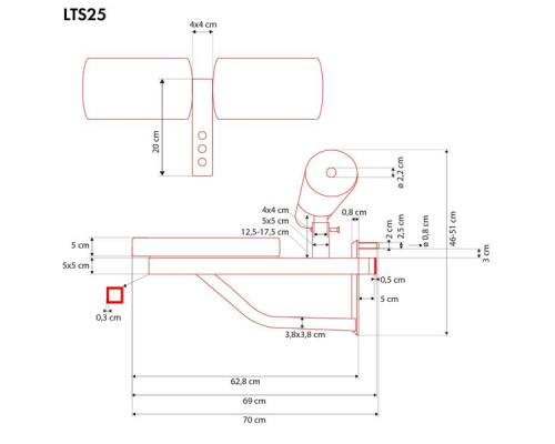 Сидіння для тяги HMS LTS25