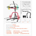 Тренажер для тренування тіла VEVOR, чорно-червоний