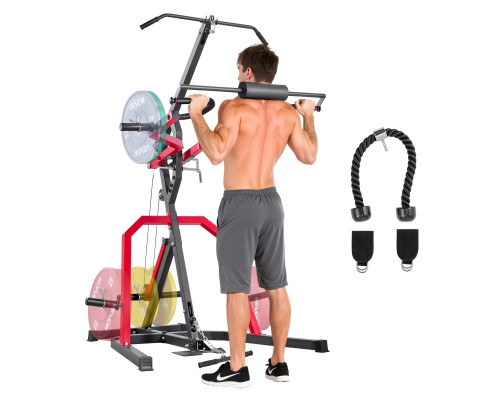 Тренажер для тренування тіла VEVOR, чорно-червоний