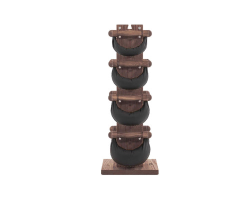 Набір гантелі з підставкою SwingBell Tower NOHRD 2-8 кг Oak Vintage Leather Набір гантелі з підставкою SwingBell Tower NOHRD 2-8 кг Oak Vintage Leather