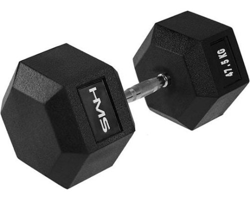 Гантель HMS Hex Pro прогумована 1 х 47,5 кг Гантель HMS Hex Pro прогумована 1 х 47,5 кг