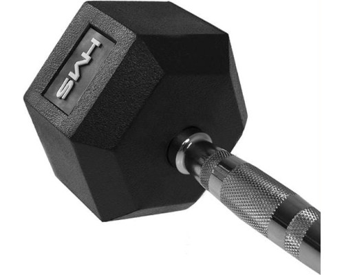 Гантель HMS Hex Pro прогумована 1 х 47,5 кг Гантель HMS Hex Pro прогумована 1 х 47,5 кг