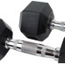 Гантель прогумована UnderFit ‎‎UF52 27,5 кг