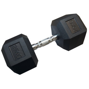 Гантель шестигранна KUBISPORT 25 кг