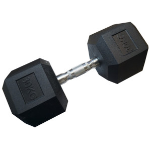 Гантель шестигранна KUBISPORT 30 кг