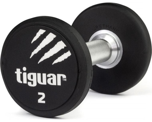 Гантель Tiguar TI-WHPU0020 прогумована 1 х 2 кг Гантель Tiguar TI-WHPU0020 прогумована 1 х 2 кг