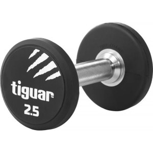 Гантель Tiguar TI-WHPU0025 прогумована 1 х 2,5 кг