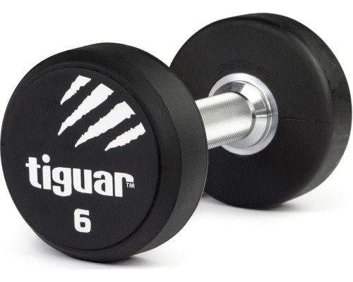 Гантель Tiguar TI-WHPU0060 прогумована 1 х 6 кг Гантель Tiguar TI-WHPU0060 прогумована 1 х 6 кг