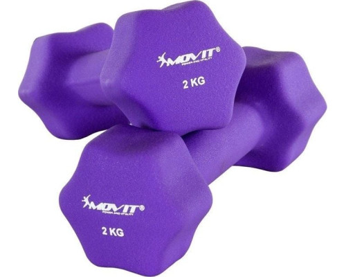 Неопренові гантелі Movit M29319 2 х 2 кг Неопренові гантелі Movit M29319 2 х 2 кг
