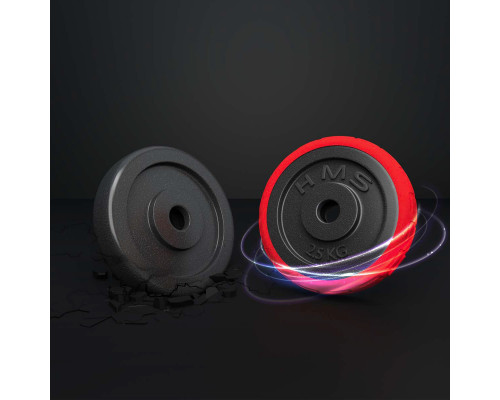 Гантелі розбірні HMS SGGX20 з перехідником для штанги, 20 кг