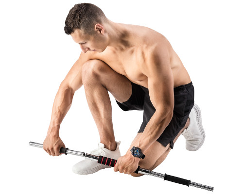 Гантелі розбірні HMS SGGX20 з перехідником для штанги, 20 кг