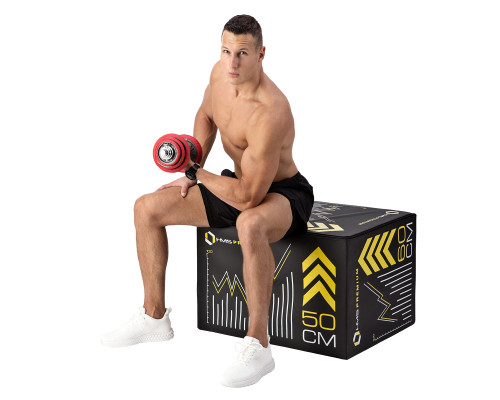 Гантелі розбірні HMS SGGX20 з перехідником для штанги, 20 кг