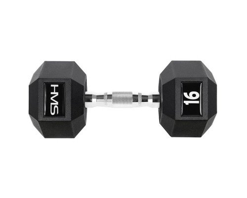 Гантель шестигранна HMS HEX PRO, 16 кг Гантель шестигранна HMS HEX PRO, 16 кг