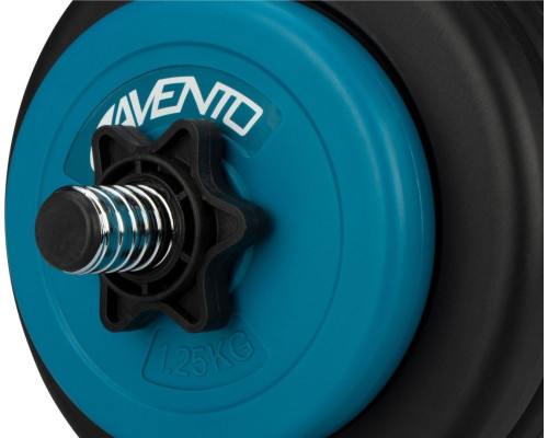 Гантель бітумна Avento 42DF-BLK, 15 кг Гантель бітумна Avento 42DF-BLK, 15 кг