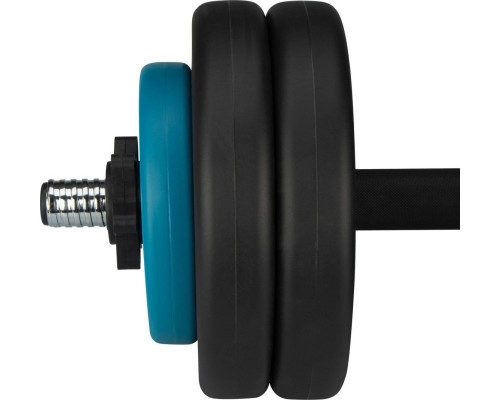 Гантель бітумна Avento 42DF-BLK, 15 кг Гантель бітумна Avento 42DF-BLK, 15 кг