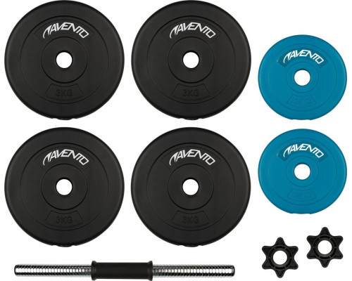 Гантель розбірна бітумна Avento 42DF-BLK, 15 кг Гантель розбірна бітумна Avento 42DF-BLK, 15 кг