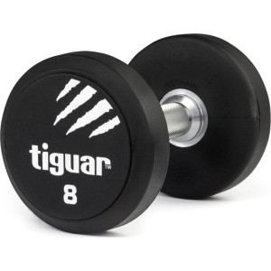 Гантель Tiguar прогумована 1 х 8 кг